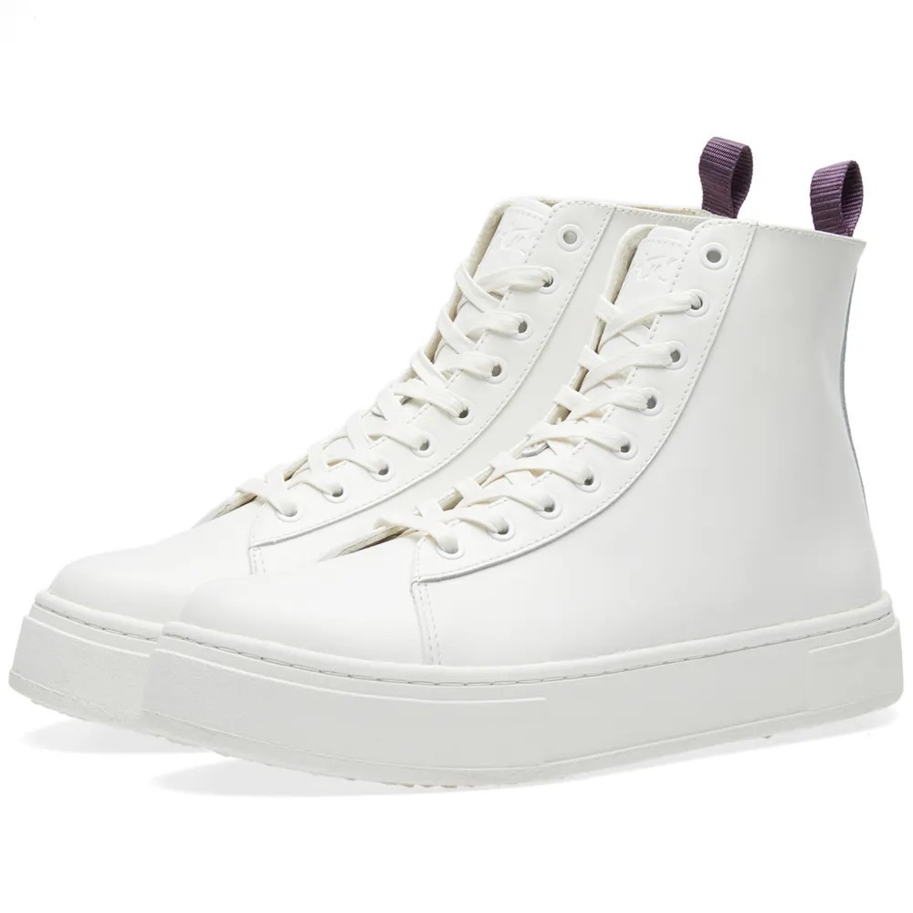 RARE Eytys Kibo Leather Boots Shoe Size 7 - White